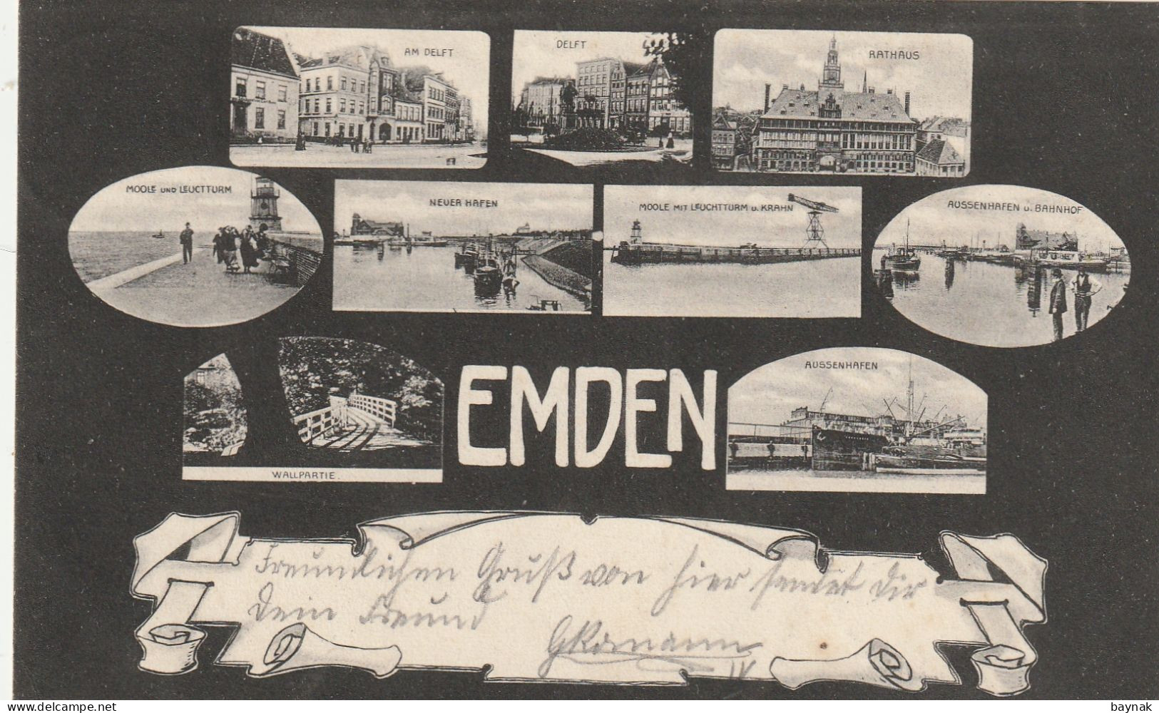 DE98  --  EMDEN --   OSTFRIESLAND  --  1905 - Emden