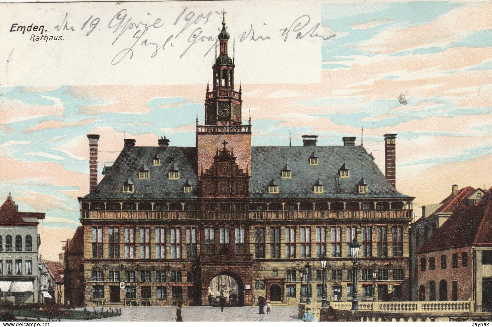 DE100  --  EMDEN --   RATHAUS  --  OSTFRIESLAND  --  1905 - Emden