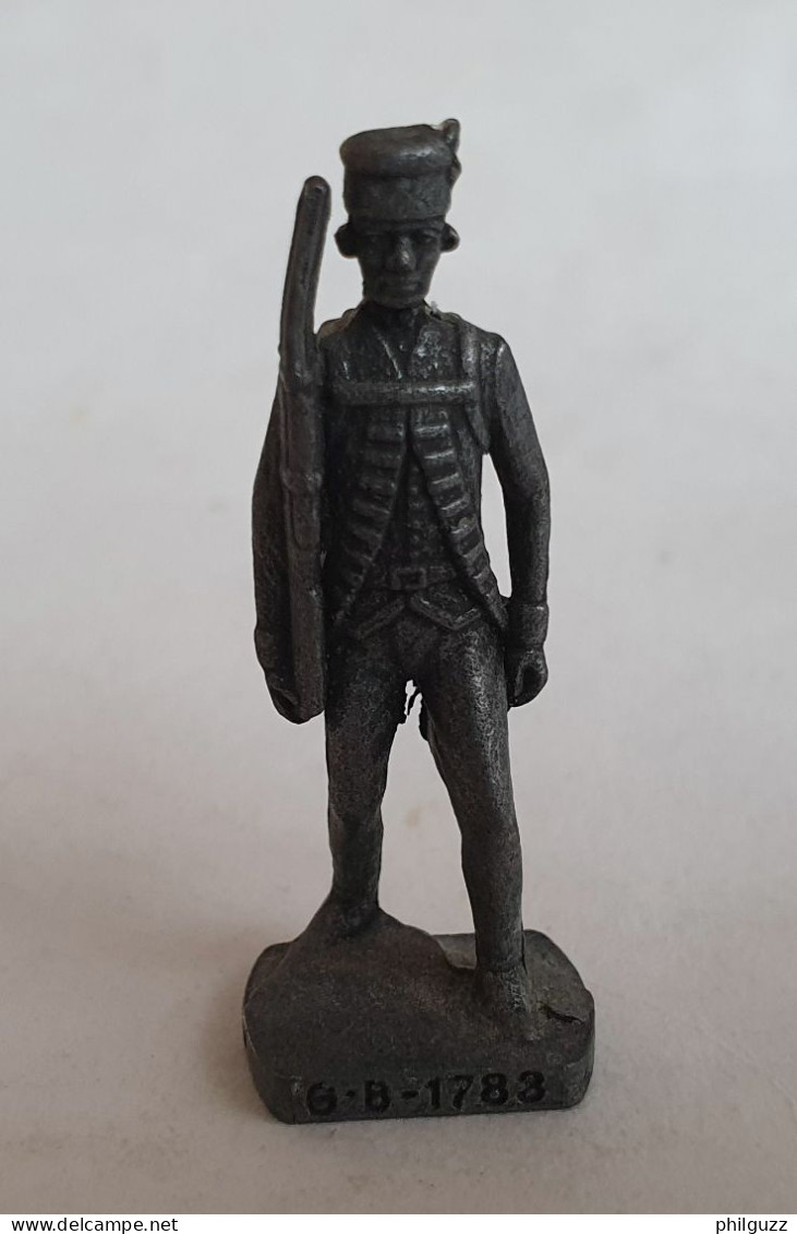 FIGURINE KINDER  METAL SOLDAT GB 1783 SOLDAT  80's FER - KRIEGER GB SCAME (1) - Figurines En Métal