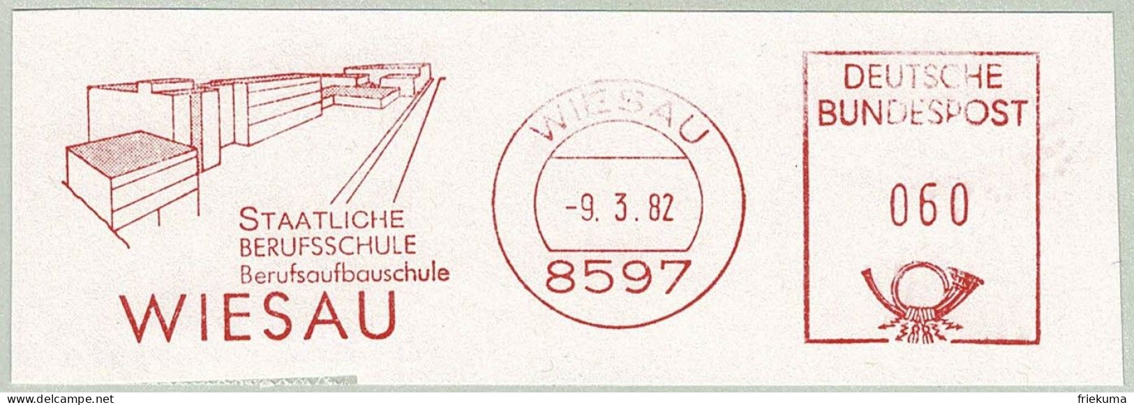 Deutsche Bundespost 1982, Freistempel / EMA / Meterstamp Berufsschule Wiesau, Ecole / School - Autres & Non Classés