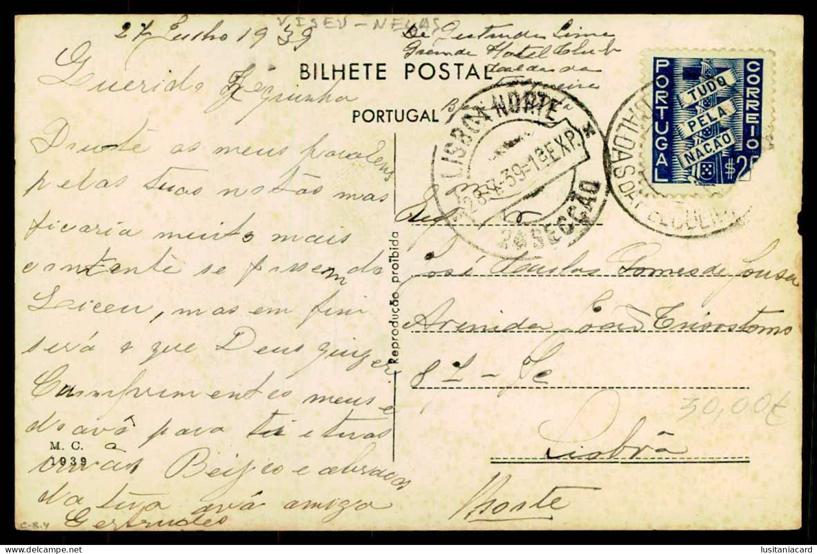 NELAS - CALDAS DA FELGUEIRA - Trecho Rustico. ( Ed. M.C. Nº 617 ) Carte Postale - Viseu