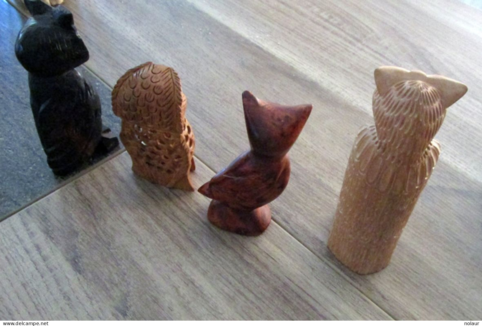 Lot De Chouette En Bois - Animals