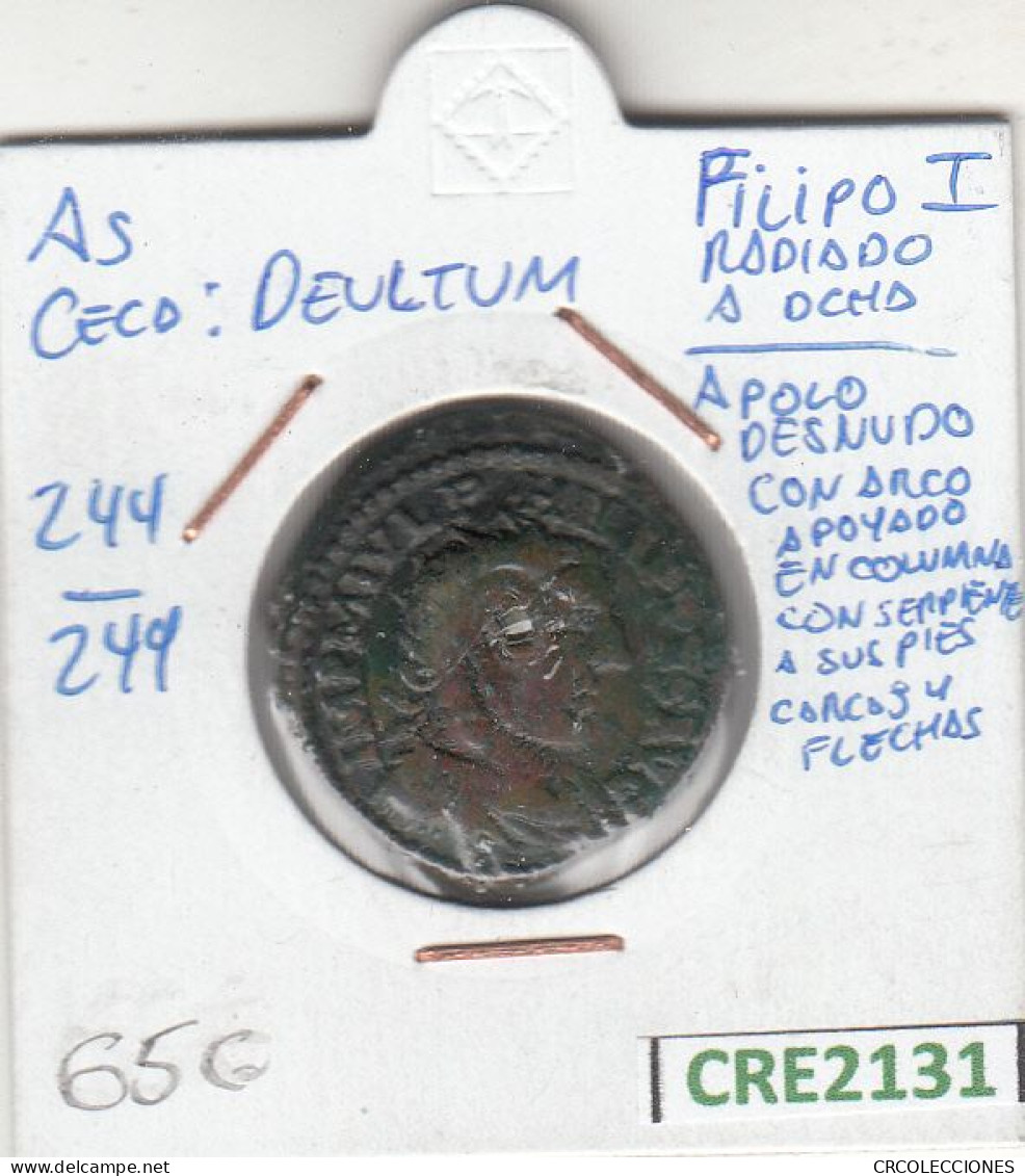 CRE2131 MONEDA ROMANA AS VER DESCRIPCION EN FOTO BC - Andere & Zonder Classificatie