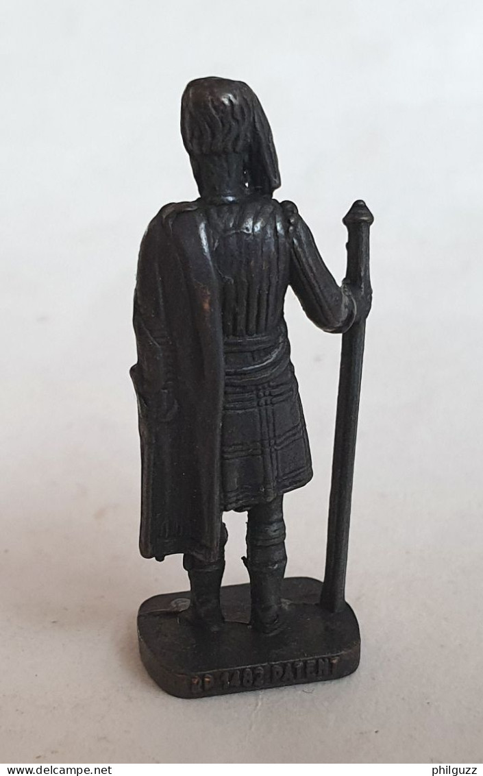 FIGURINE KINDER  METAL SOLDAT ECOSSAIS 1743  4 RP TAMBOUR MAJOR 80's Bruni - KRIEGER SCHOTTEN Tambour Major (3) - Figurines En Métal