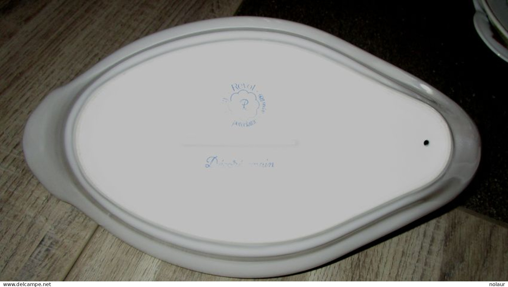 Plat De Service Pour Foie Gras En Porcelaine Et Verre - REVOL - Schalen Und Tabletts