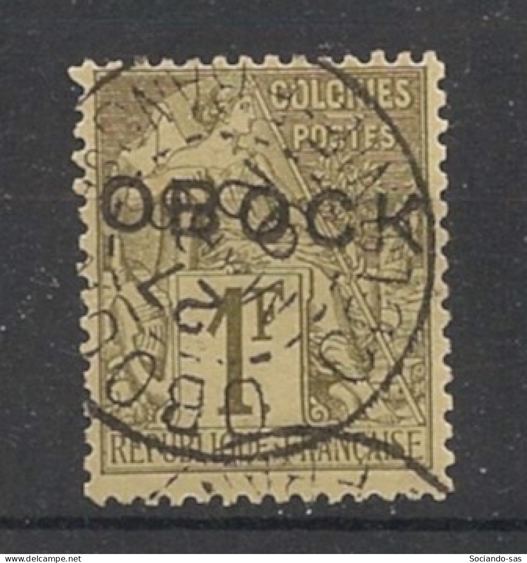 OBOCK - 1892 - N°YT. 20 - Type Alphée Dubois 1f Olive - Oblitéré / Used - Gebruikt