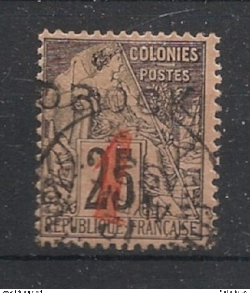 OBOCK - 1892 - N°YT. 21 - Type Alphée Dubois 1 Sur 25c - Oblitéré / Used - Gebruikt