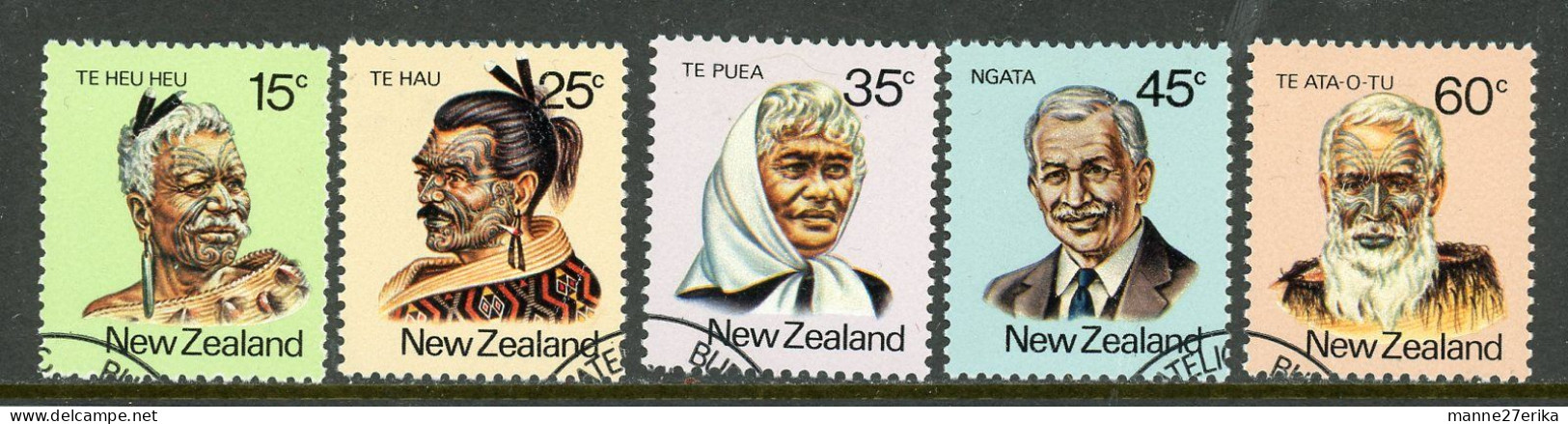 New Zealand 1980 - "Tribal Chiefs" (O) - Used Stamps