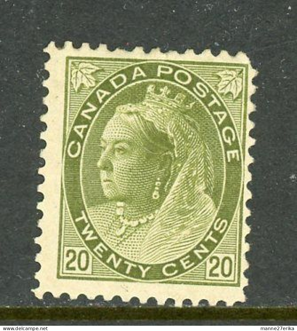 Canada 1898-"Numerical Issue" MH (*) - Neufs