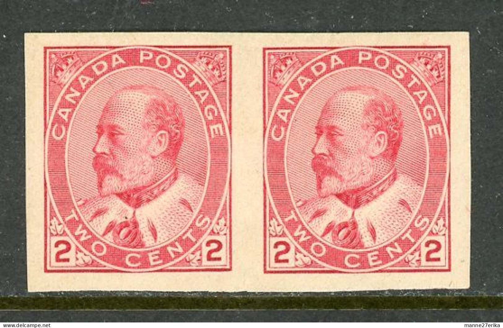 -1903-"Imperforated Pair" MH (*) - Ungebraucht