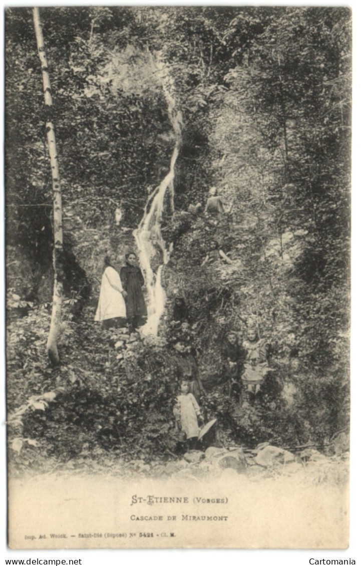 St-Etienne (Vosges) - Cascade De Miraumont - Saint Etienne De Remiremont