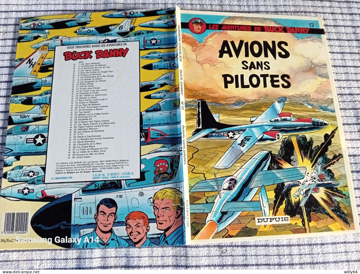 BUCK DANNY  T12  "  Avions Sans Pilotes "    1986   DUPUIS    TBE - Buck Danny