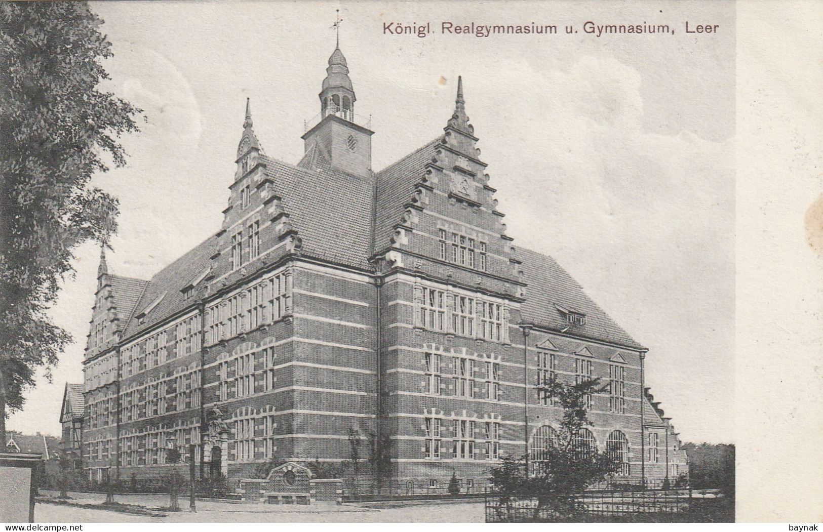 DE120  --  LEER  --  KONIGL. REALGYMNASIUM  Und GYMNASIUM --  1909 - Leer