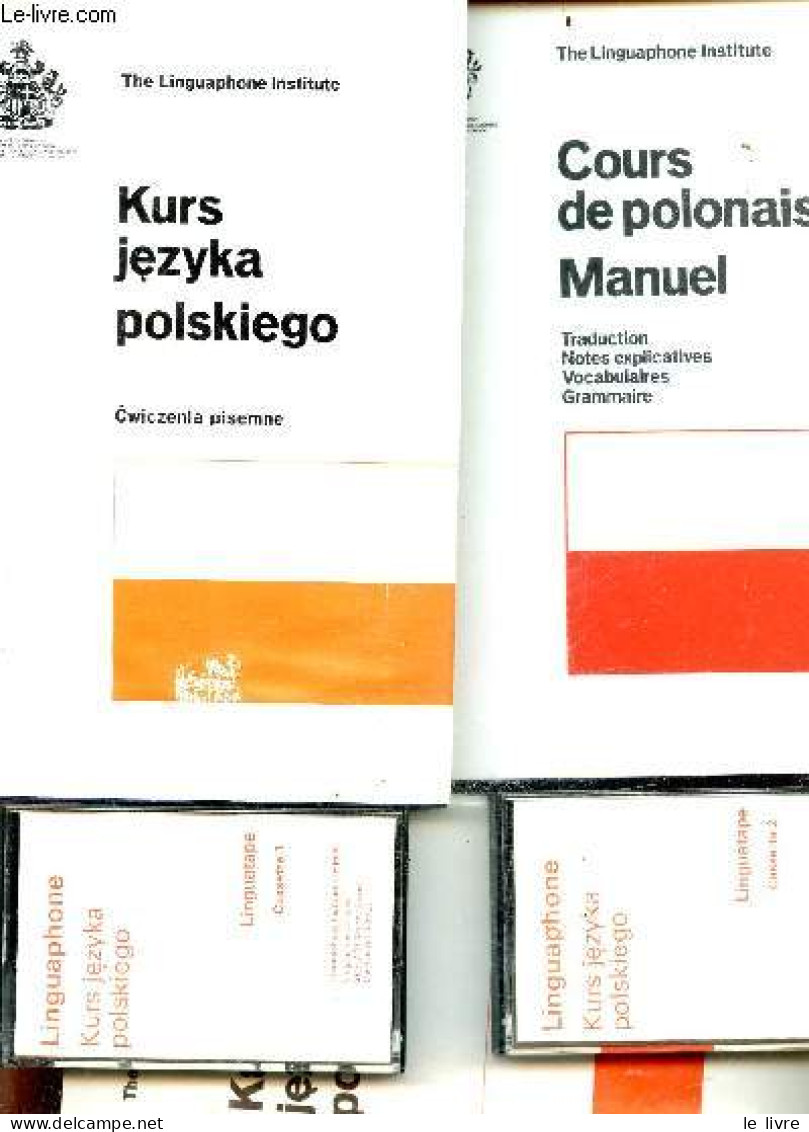 Coffret Polonais - The Linguaphone Institute - Kurs Jezyka Polskiego + Kurs Jezka Polskiego, Cwiczenia Pisemne + Cours D - Cultura