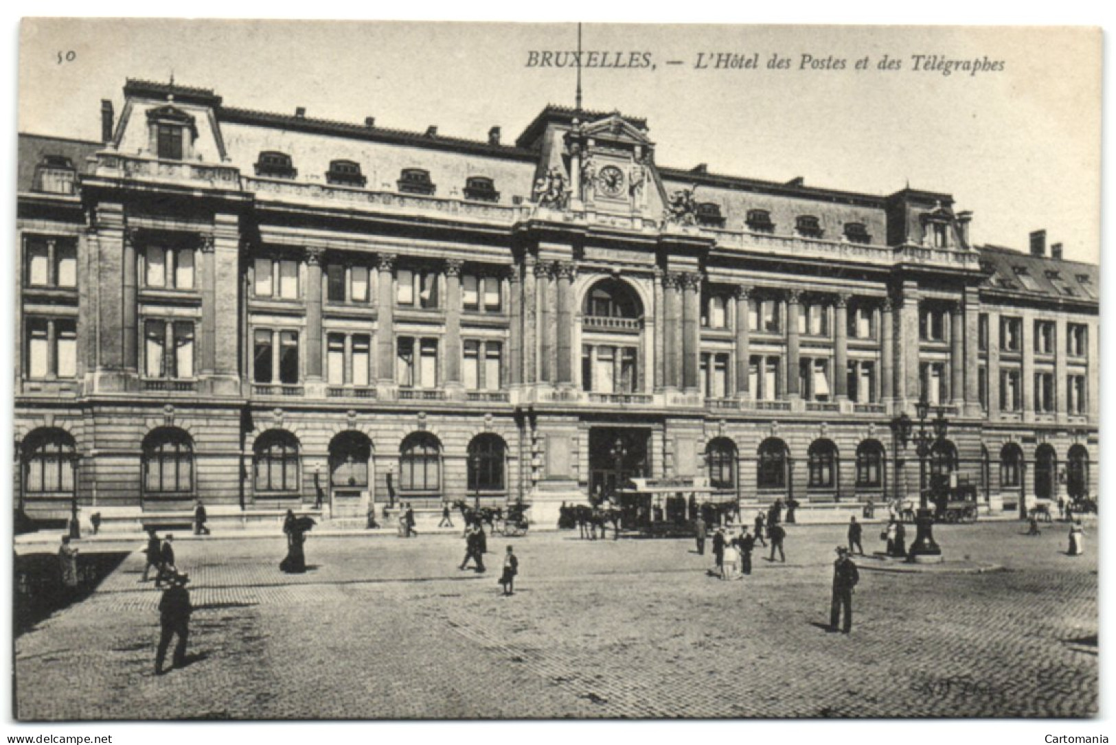 Bruxelles - L'Hôtel Des Postes Et Des Télégraphes - Brussel (Stad)