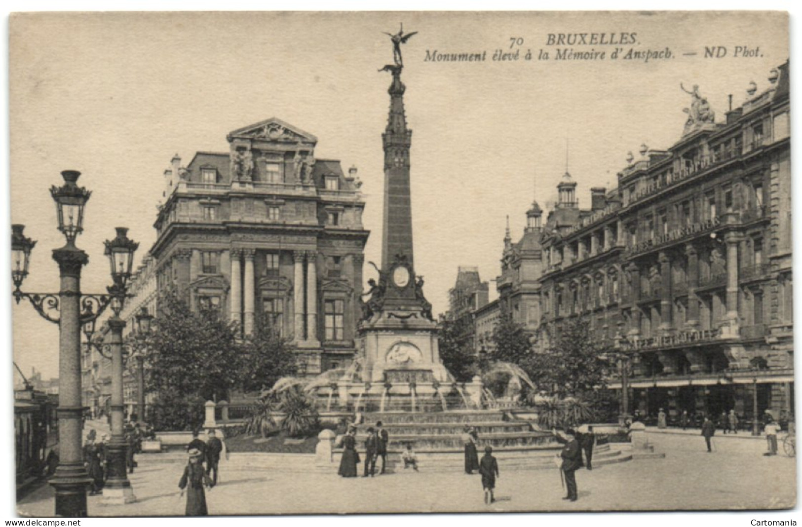 Bruxelles - Monument élevé à La Mémoire D'Anspach - Brussel (Stad)
