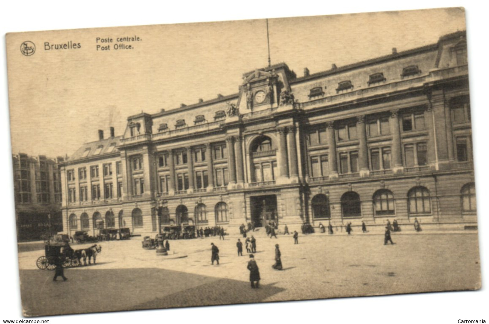 Bruxelles - Poste Centrale (Nels Série 1 N° 50) - Brussel (Stad)