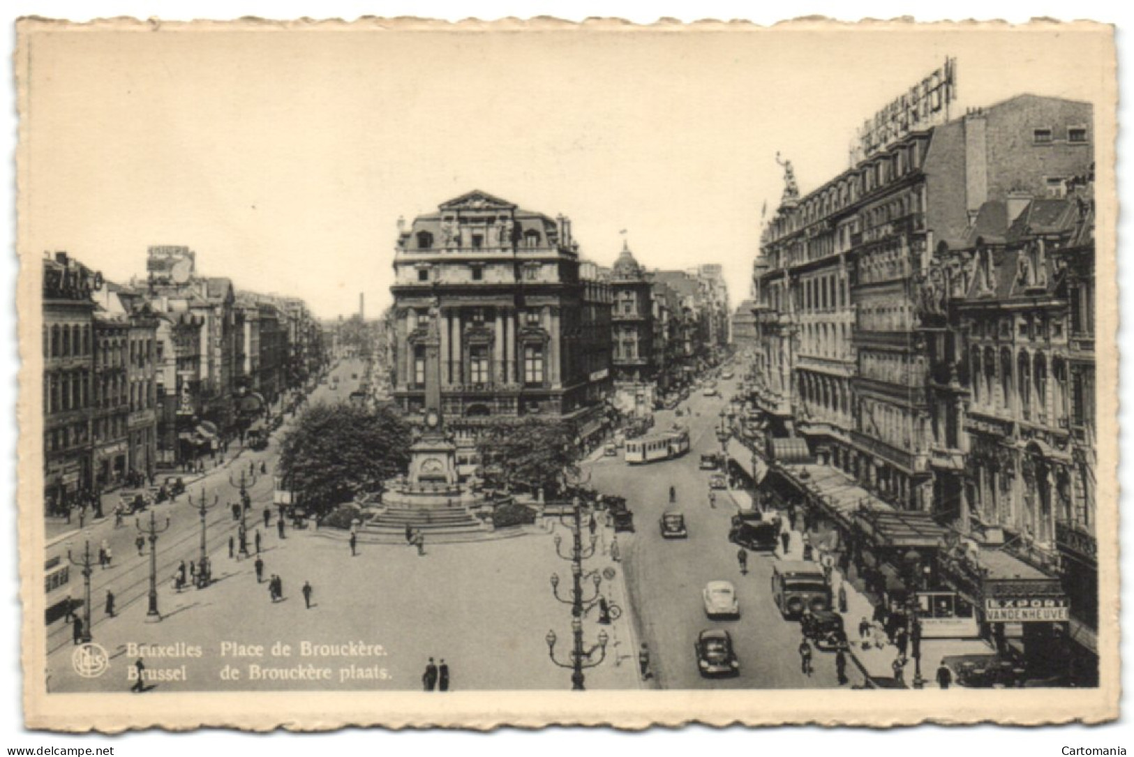 Bruxelles - Place De Brouckère (Nels Série 1 N° 4) - Brussel (Stad)