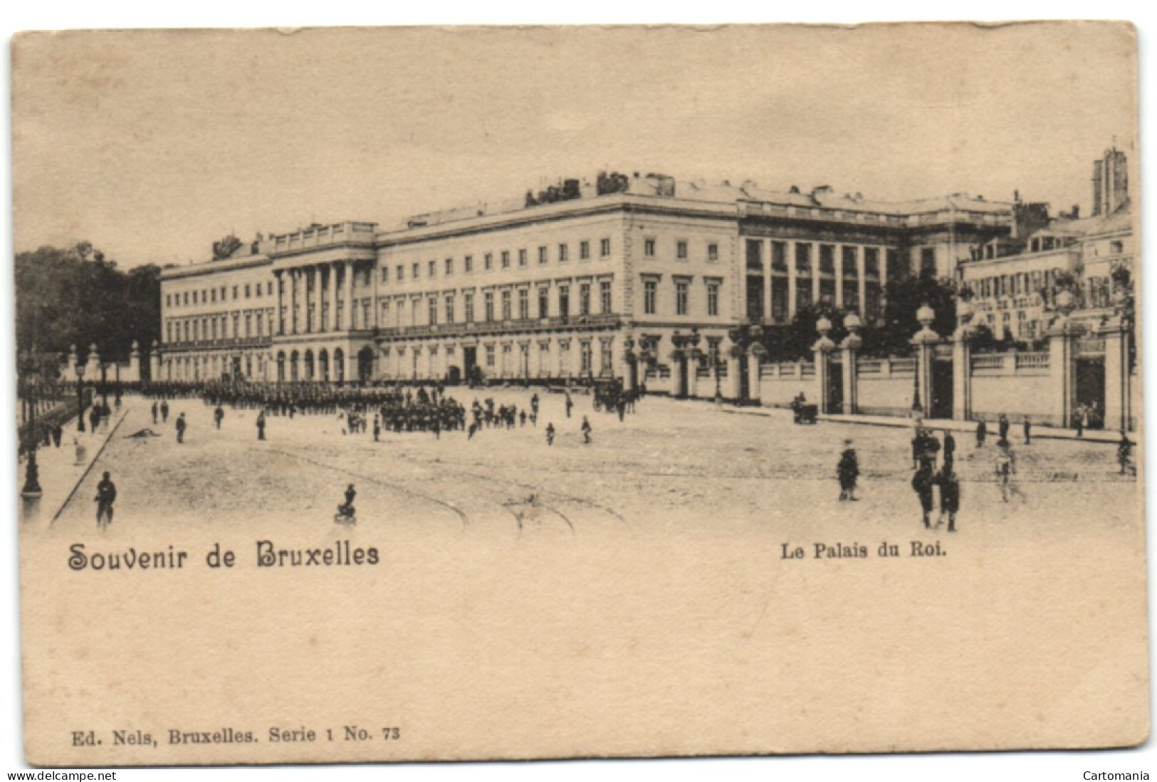 Souvneir De Bruxelles - Le Palais Du Roi (Nels Série 1 N° 73) - Brussel (Stad)