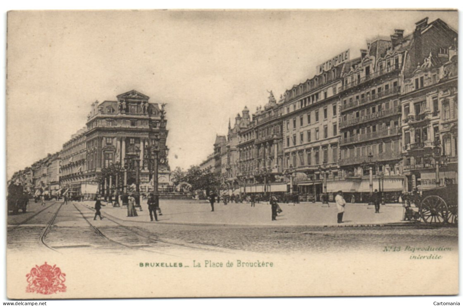 Bruxelles - La Place De Brouckère - Brussel (Stad)