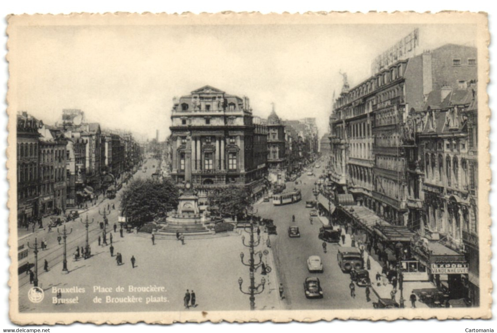 Bruxelles - Place De Brouckère (Nels Série 1 N° 4) - Brussel (Stad)