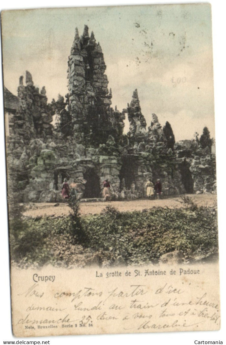 Crupey - La Grotte De St. Antoine De Padoue (Nels Série 2 N° 34) - Assesse