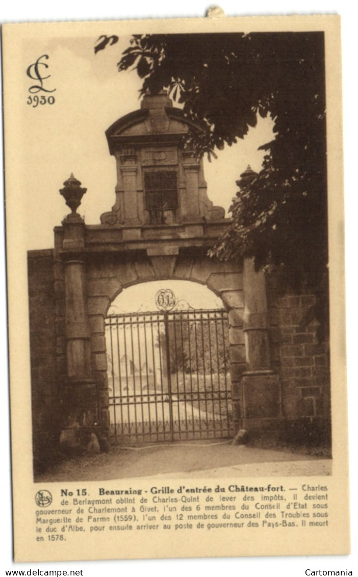 Beauraing - Grille D'entrée Du Château-Fort - Beauraing