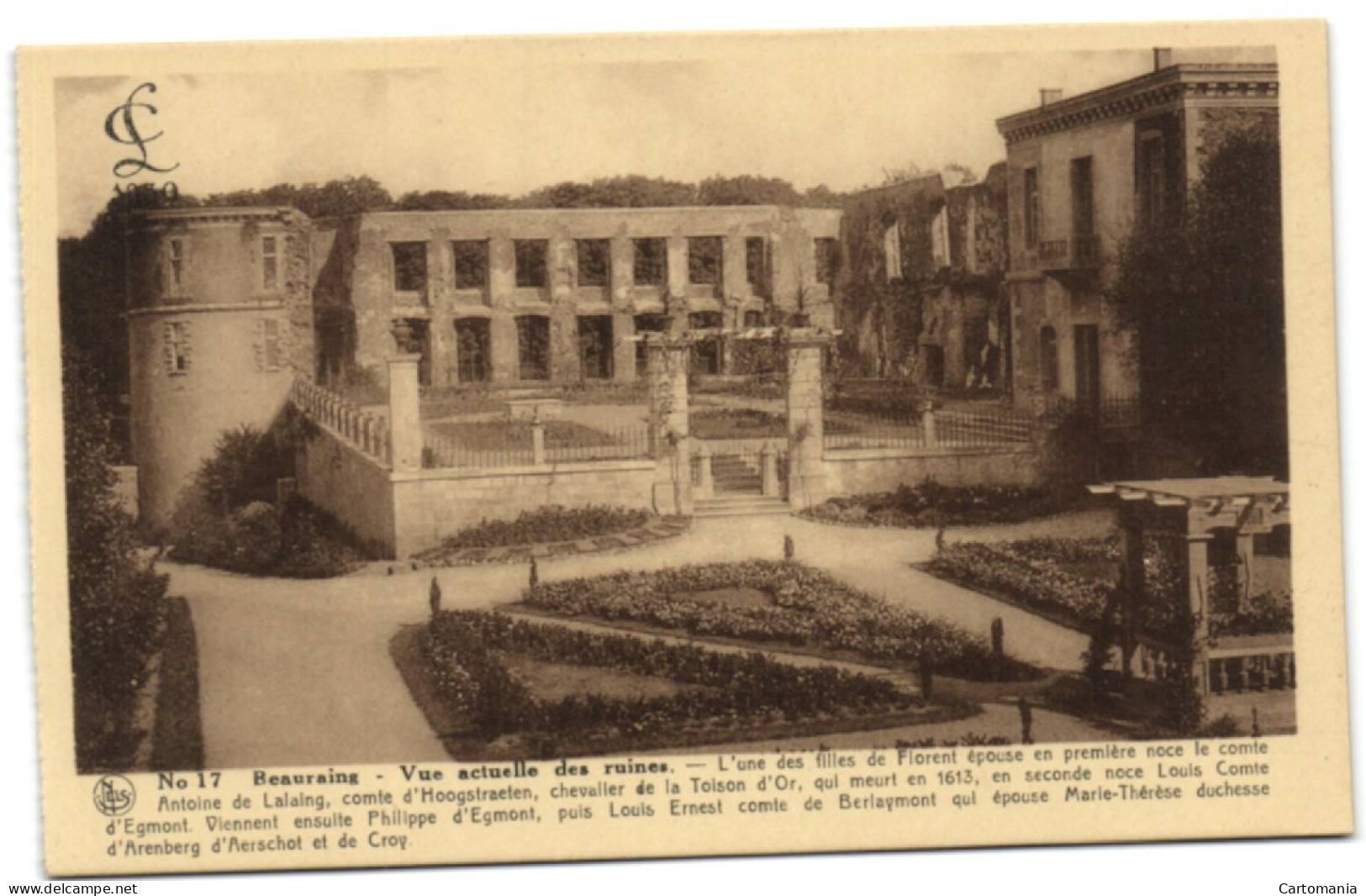 Beauraing - Vue Actuelle Des Ruines - Beauraing