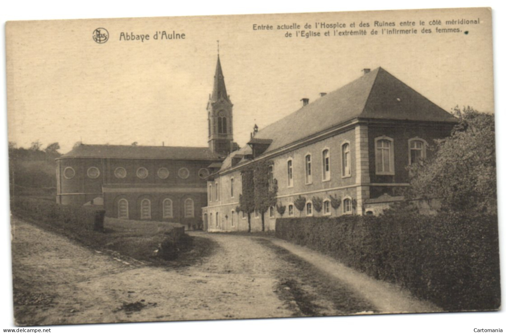 Ababye D'Aulne - Ruines Entre Le Côté Méridional De L'église Et L'extrèmité De L'infirmerie  Des Femmes - Thuin