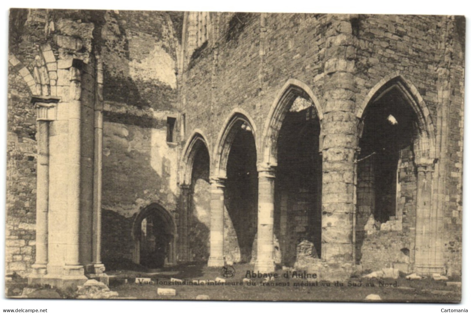 Ababye D'Aulne - Vue Longitudinale Intérieure De Transept Vu Du Sud Au Nord - Thuin