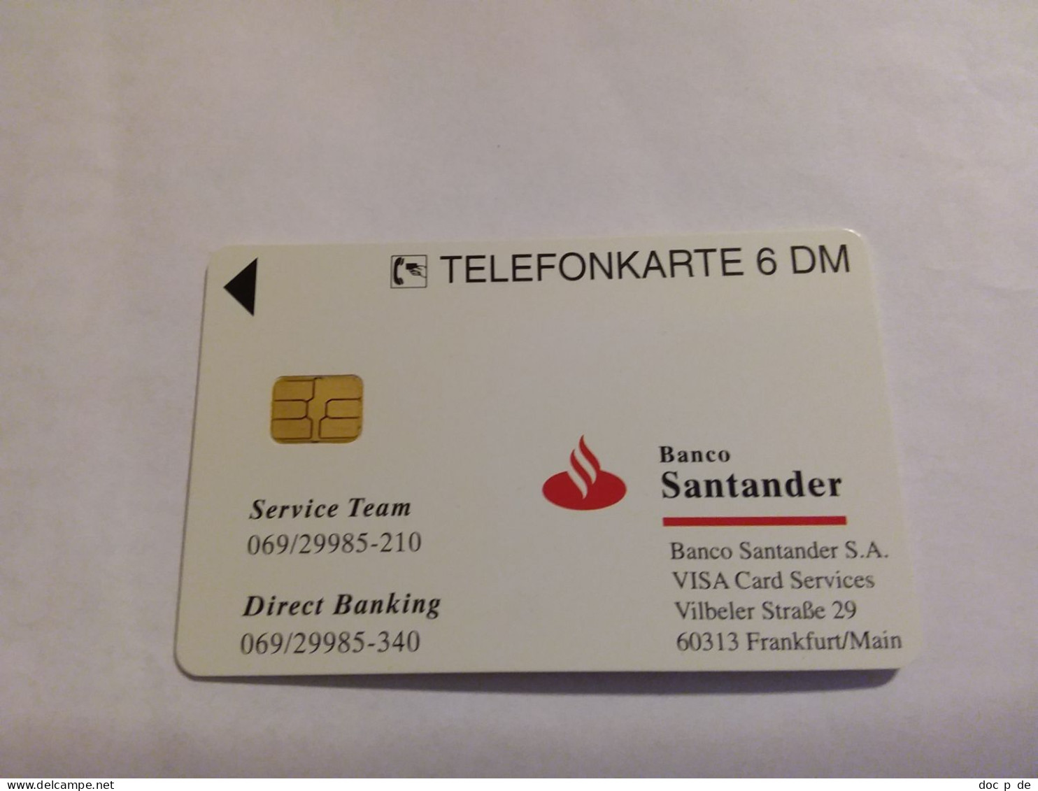 Germany - K 163C  02/94 Santander Banco  - Mint - K-Series: Kundenserie