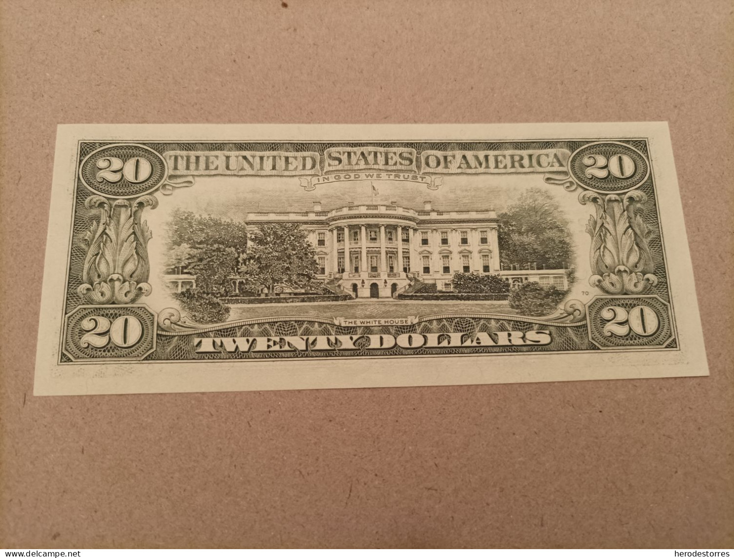 Billete De Estados Unidos De 20 Dólares, Año 1988, Series 1988A, UNC - Te Identificeren