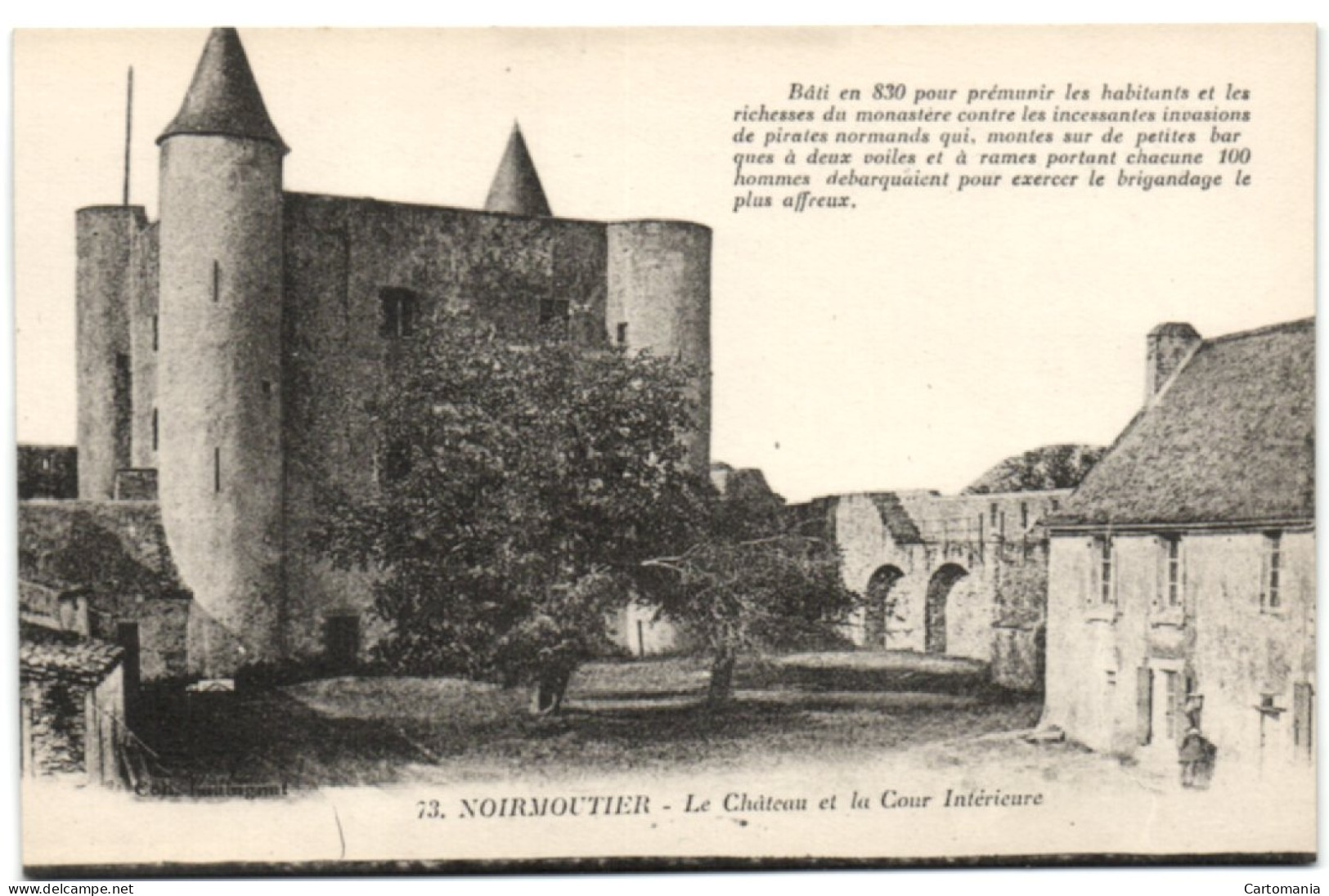 Noirmoutiers - Le Château Et La Cour Intérieure - Noirmoutier