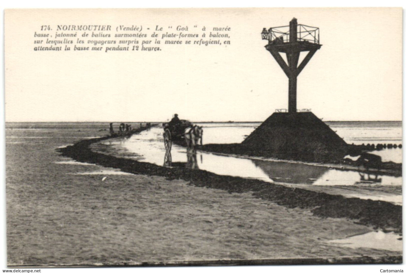 Noirmoutiers - Le Coà à Marée Basse - Noirmoutier