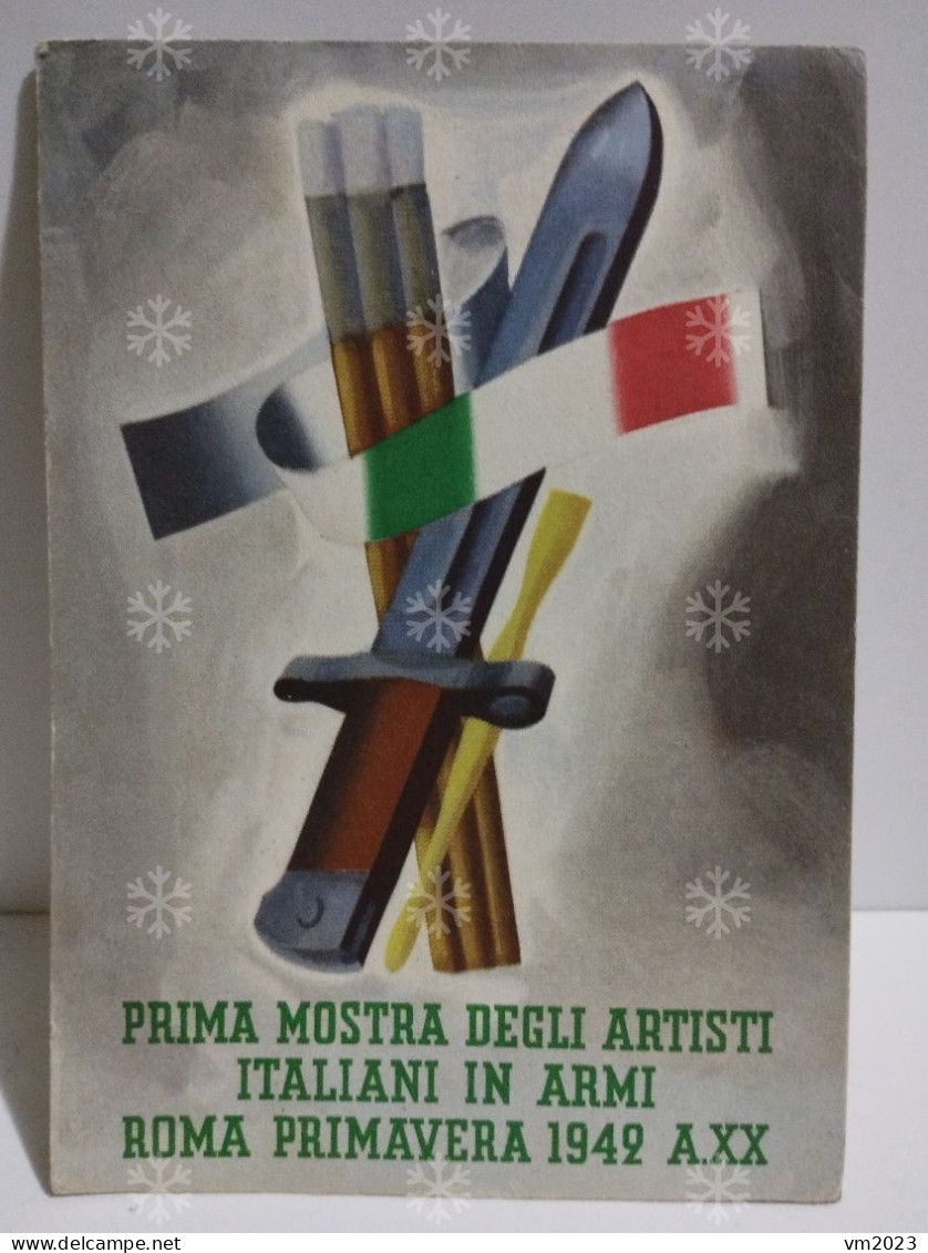 PRIMA MOSTRA DEGLI ARTISTI ITALIANI IN ARMI. 69° Batteria Da 20 M/m Del XXX C. D'A. 1942. PM - Manifestazioni