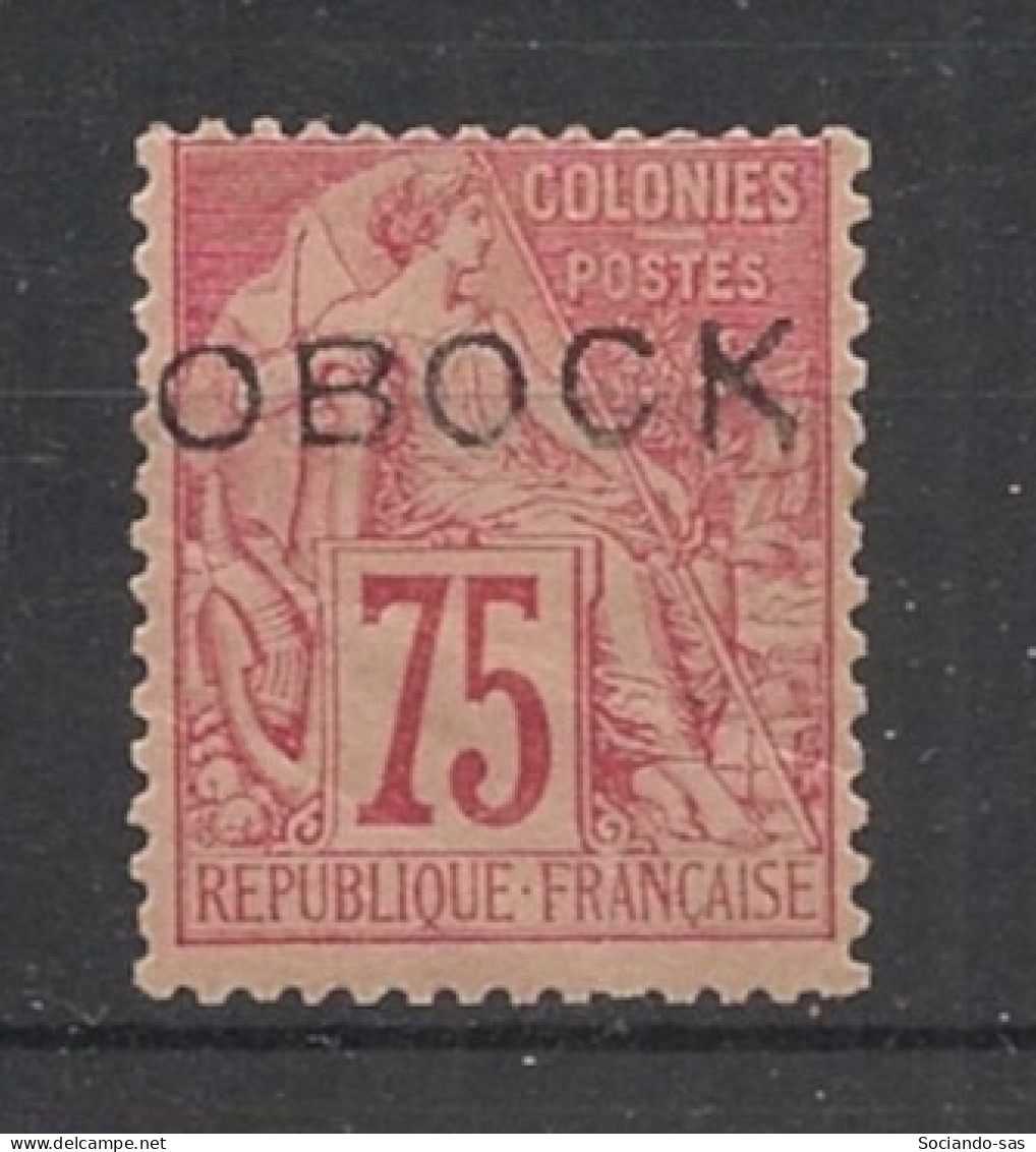 OBOCK - 1892 - N°YT. 19 - Type Alphée Dubois 75c Carmin - Neuf * / MH - Unused Stamps