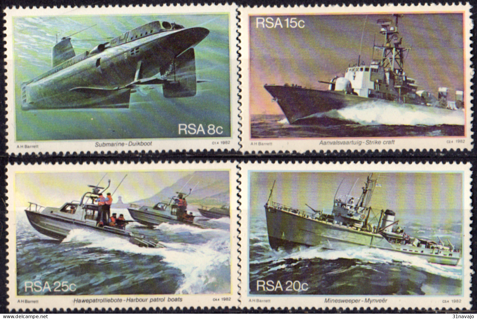 AFRIQUE DU SUD - Base Navale De Simonstown - Unused Stamps