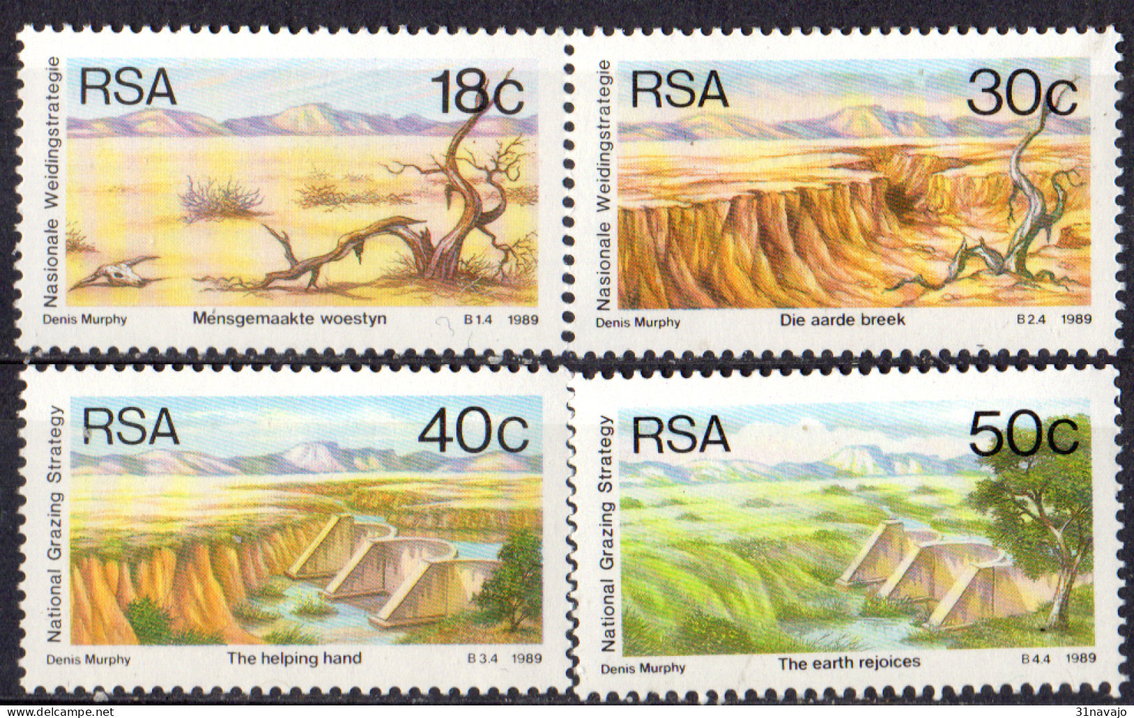 AFRIQUE DU SUD - Lutte Contre La Désertification - Unused Stamps