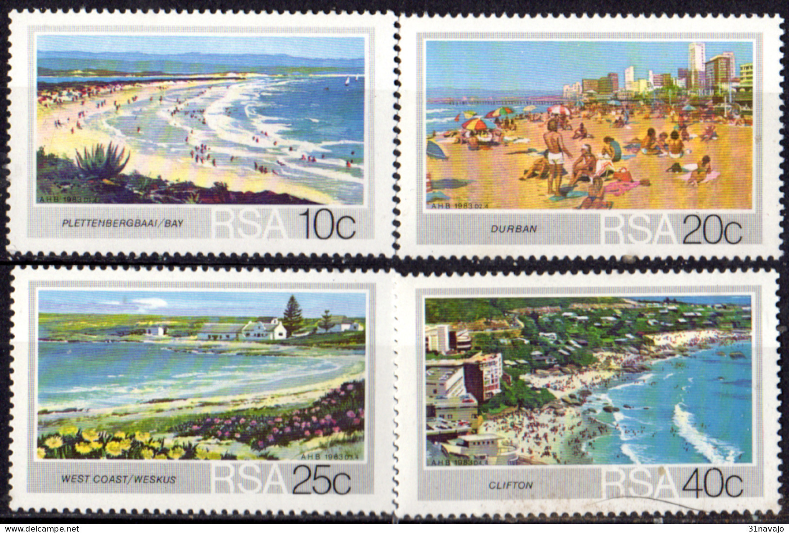 AFRIQUE DU SUD - Plages - Unused Stamps