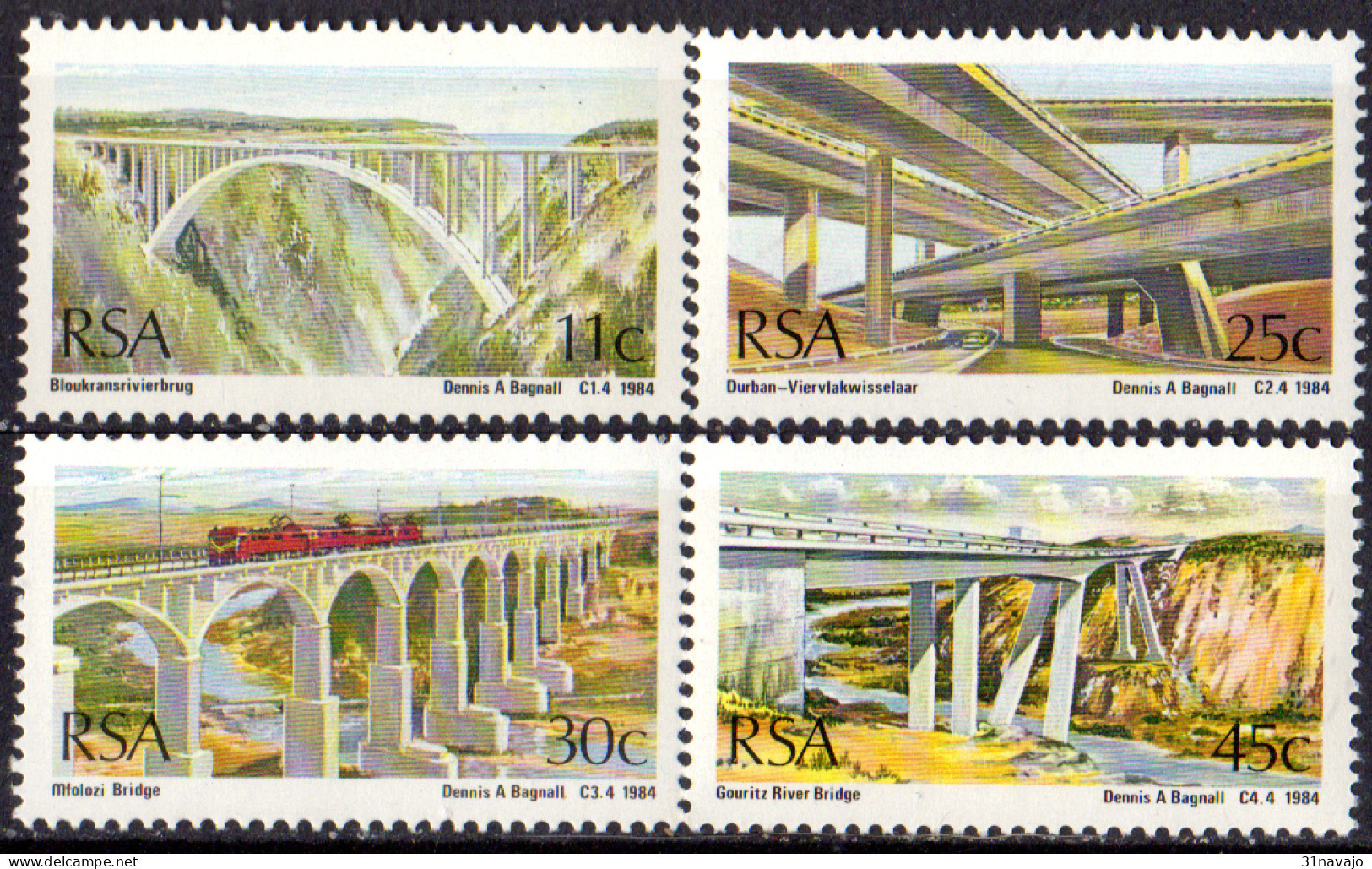 AFRIQUE DU SUD - Ponts - Unused Stamps