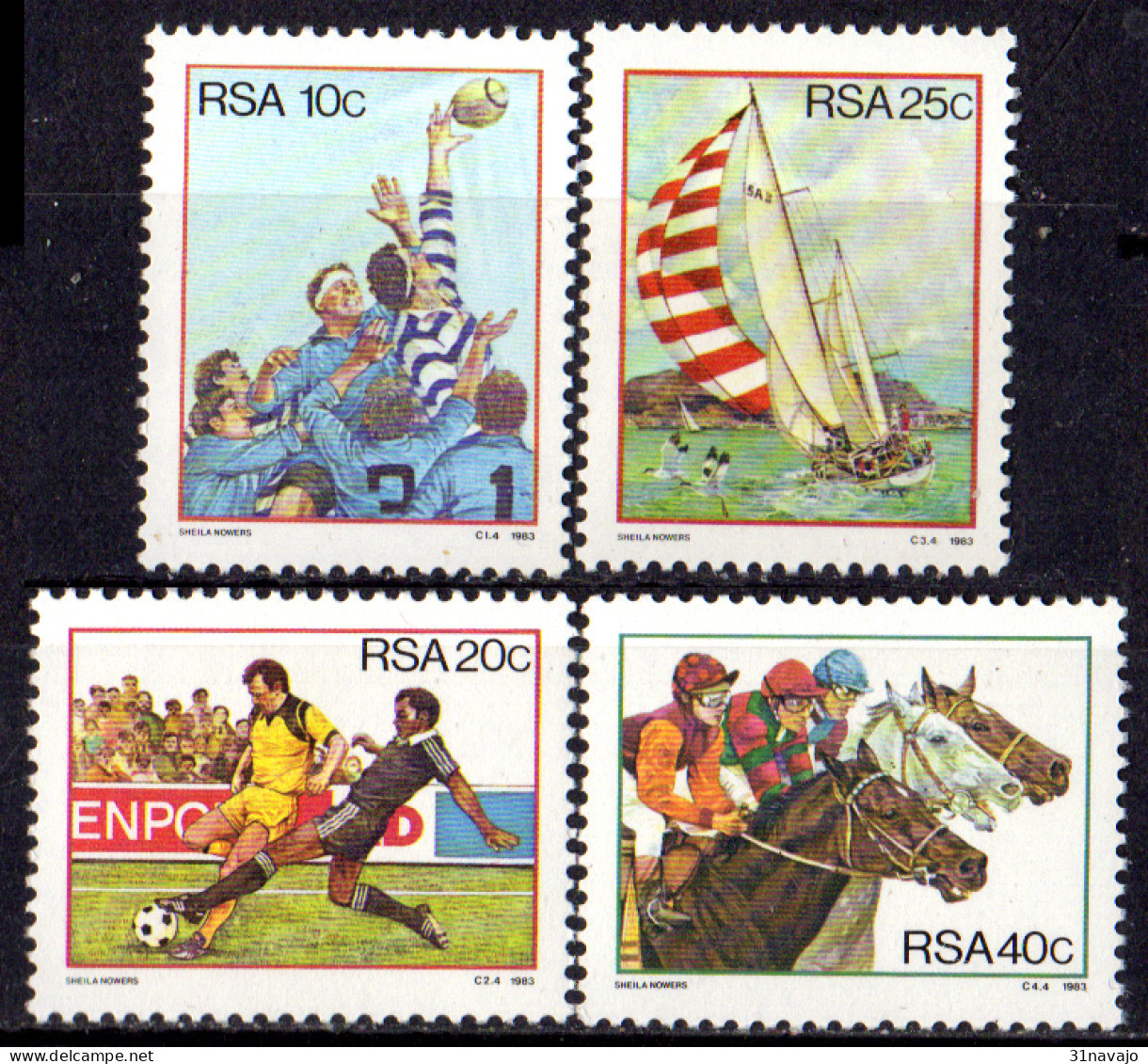 AFRIQUE DU SUD - Sports 1983 - Unused Stamps