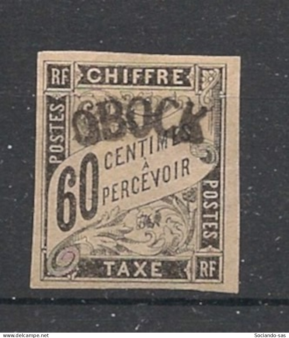 OBOCK - 1892 - Taxe TT N°YT. 4 - Type Duval 60c Noir - Neuf (*) / MNG - Unused Stamps