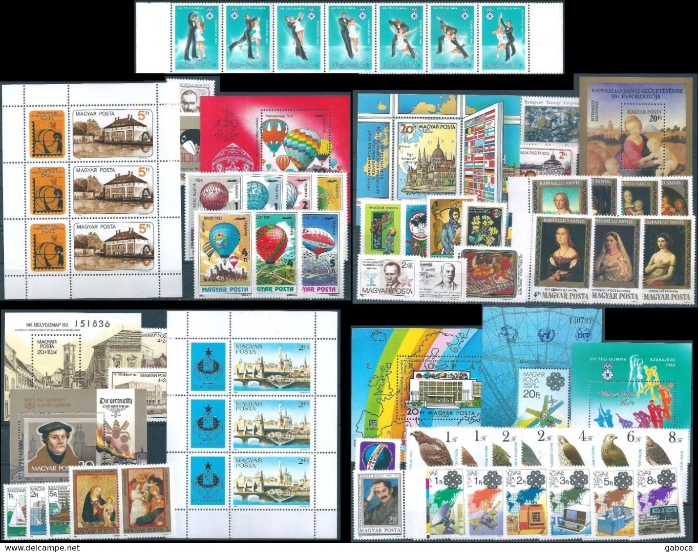 C4839 Hungary 1983 Philately Telecom Olympic Personality Painting Fauna Transport Christmas MNH Full Year - Collections (sans Albums)