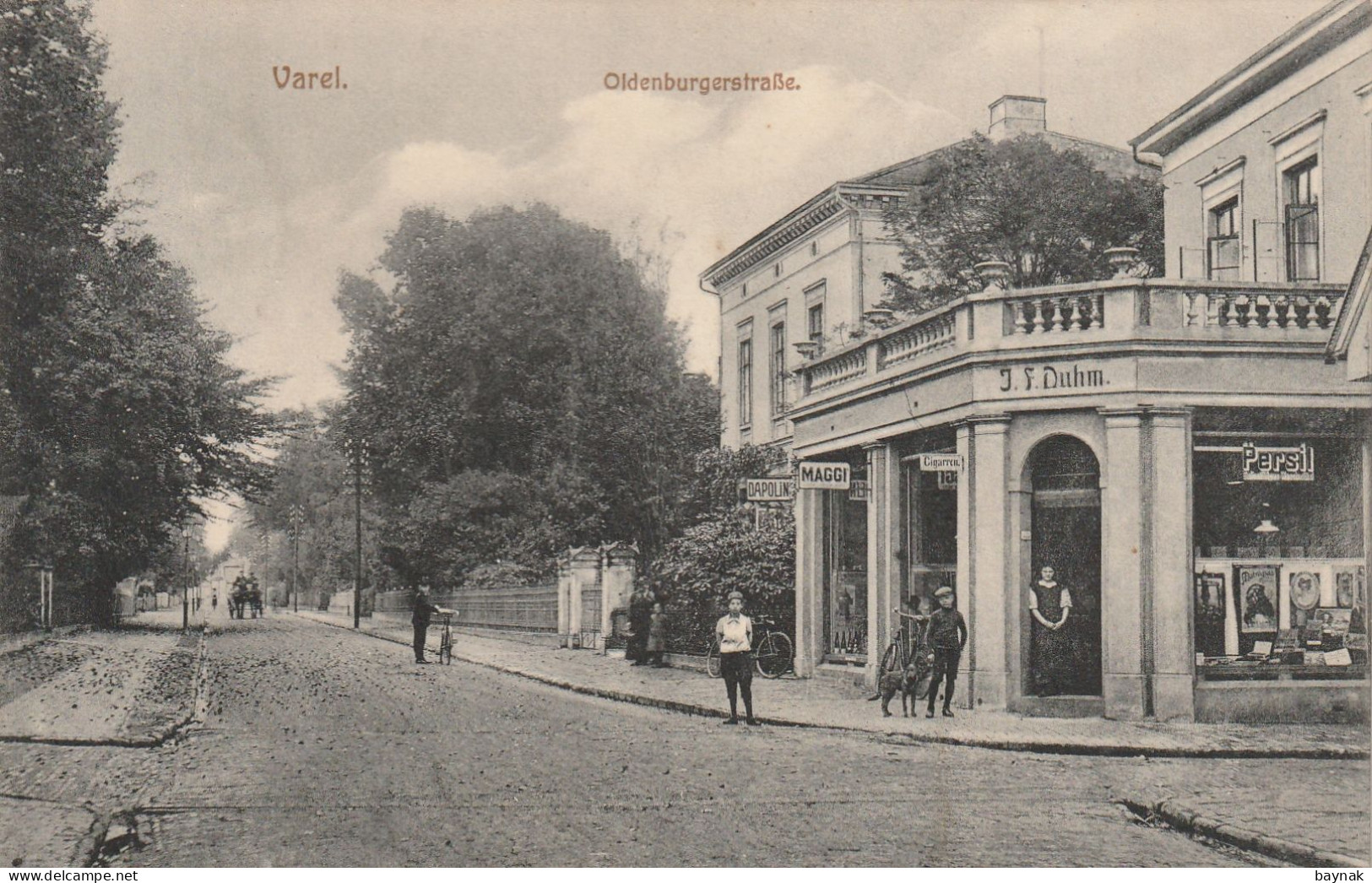 DE137  --  VAREL  --  OLDENBURGERSTRASSE  --  J. F.  DUHM  --  GESCHAFT  --   1918  --  FRIESLAND - Varel