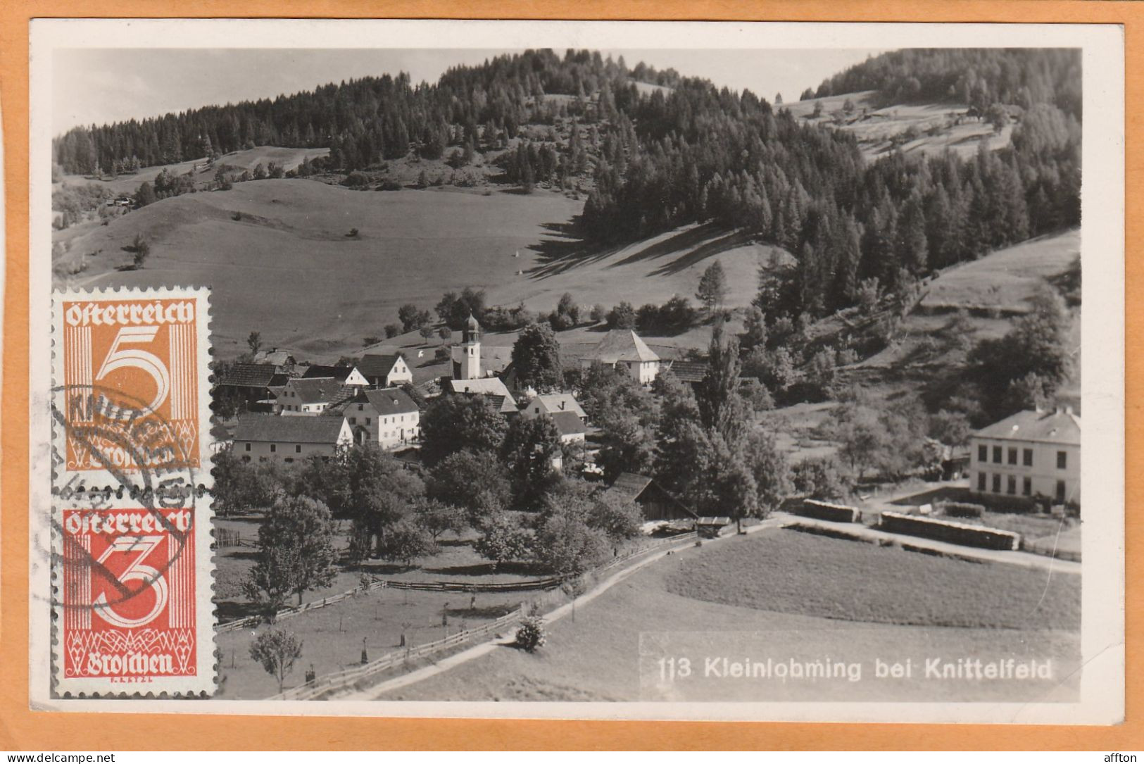 Kleinlobming Bei Knittelfeld Austria 1934 Postcard Mailed - Knittelfeld