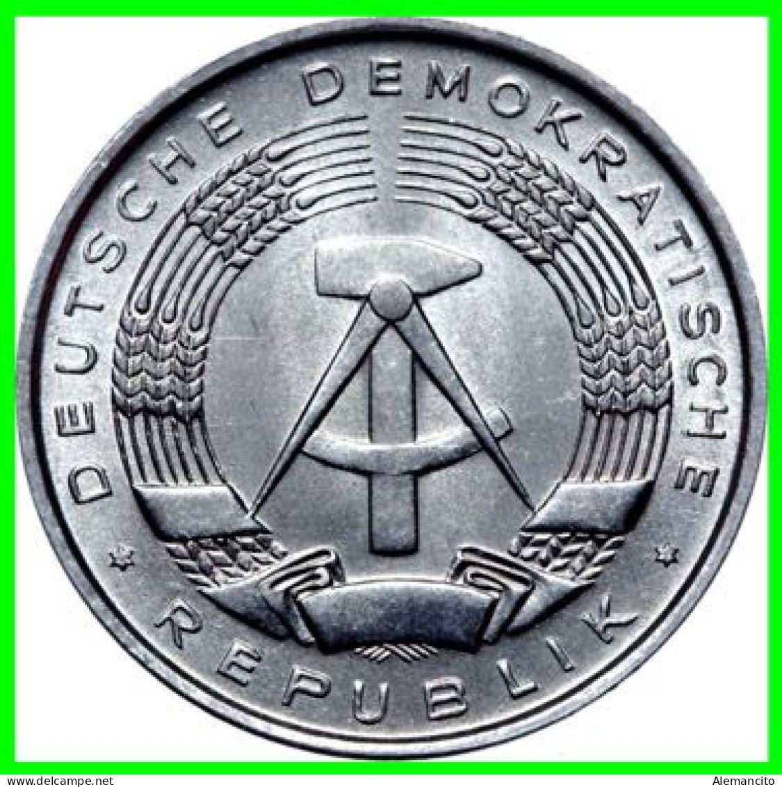 ( GERMANY ) DEMOCRATICA DE ALEMANIA AÑO 1961 ( DDR ) MONEDAS DE 1 PFENNING  CECA-A  MONEDA DE ALUMINIO S/C - 1 Pfennig