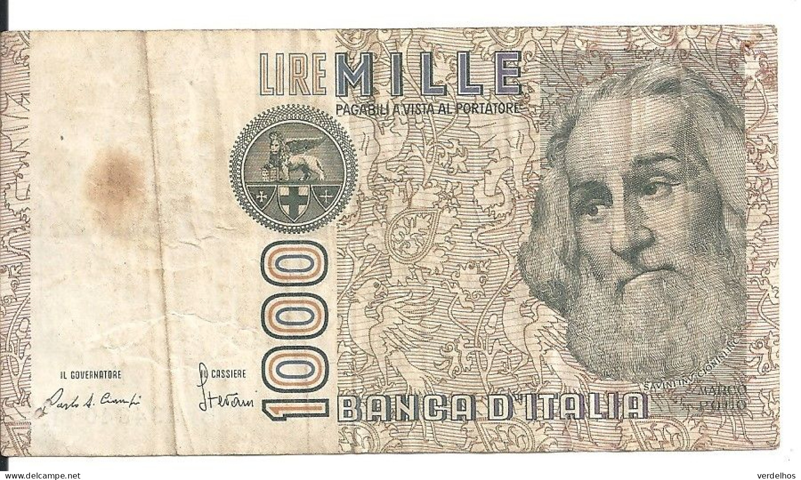 ITALIE 1000 LIRE 1982 VF P 109 A - 1000 Liras