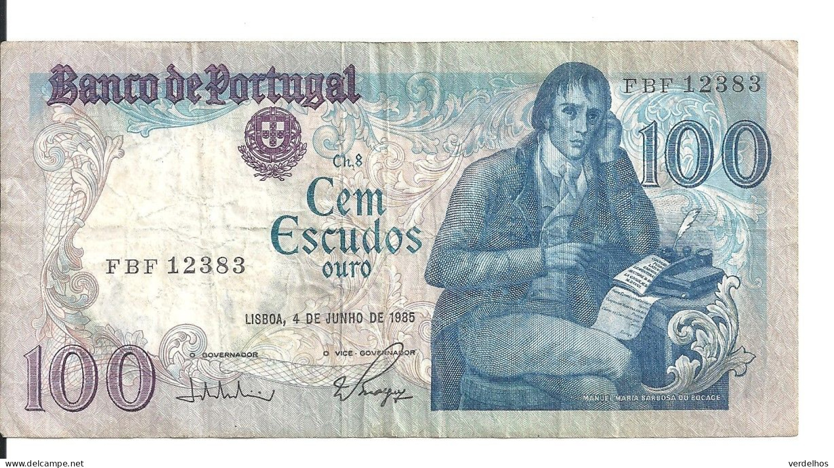 PORTUGAL 100 ESCUDOS 1985 VF P 178 E - Portugal