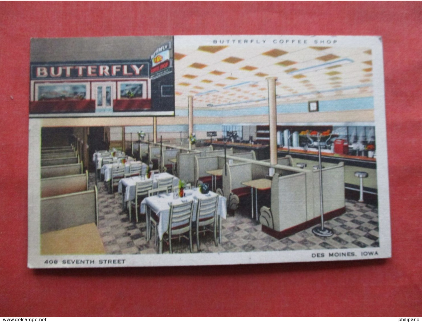 Butterfly Coffee Shop.  Des Moines  Iowa    Ref 6222 - Des Moines