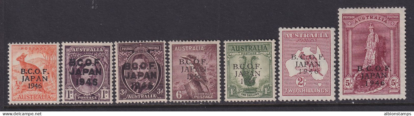 Australia, Scott M1-M7 (SG J1-J7), MLH - Used Stamps